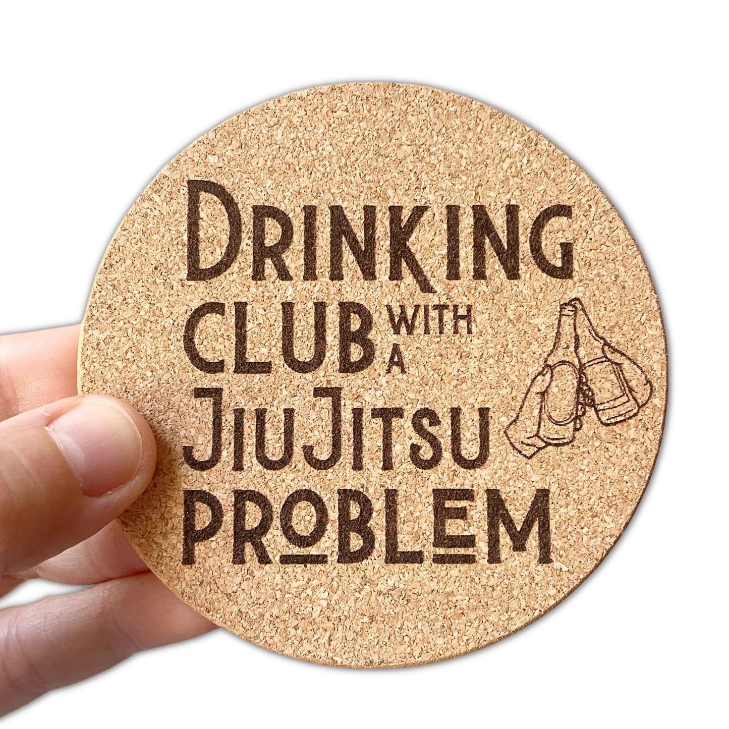 Jiu Jitsu Coaster Set, Jiujitsu Funny Gift Idea, Gift For Professor