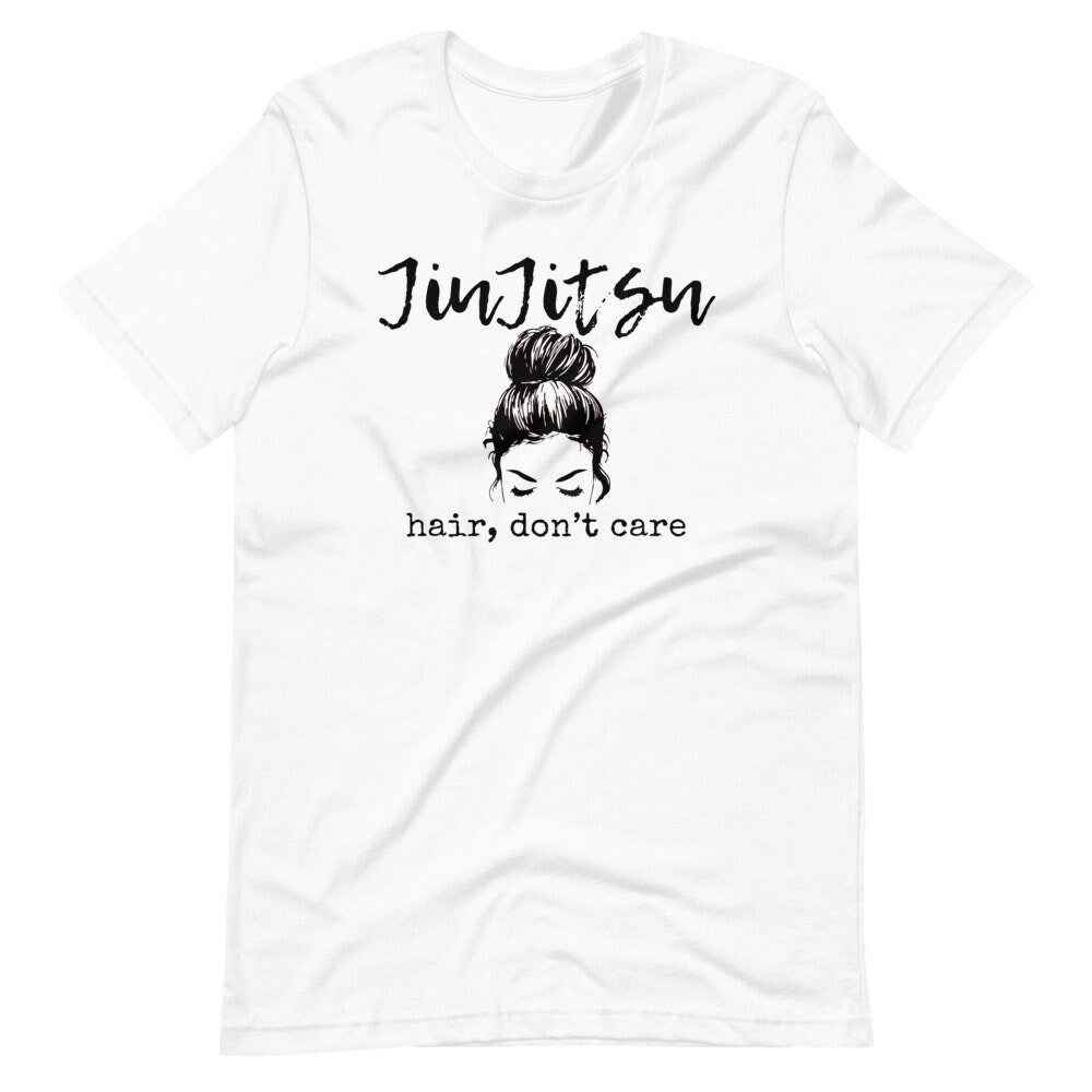 Bjj Shirts, Jiu Jitsu Women's Shirt, Hair Don’t Care T-Shirt, Women’s Jiu Jitsu Unisex Tee
