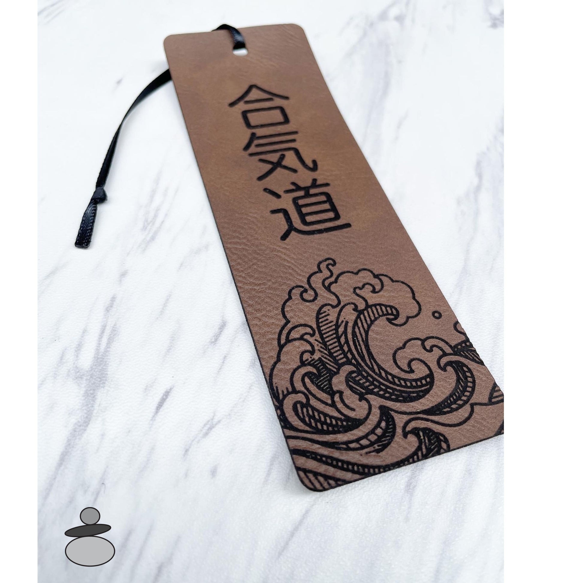 Aikido Kanji Bookmark, Martial Arts Gift Idea, Japanese Asian Wave, Aikido Sensei