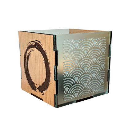 Enso & Asian Wave Tea Light Candle Holder