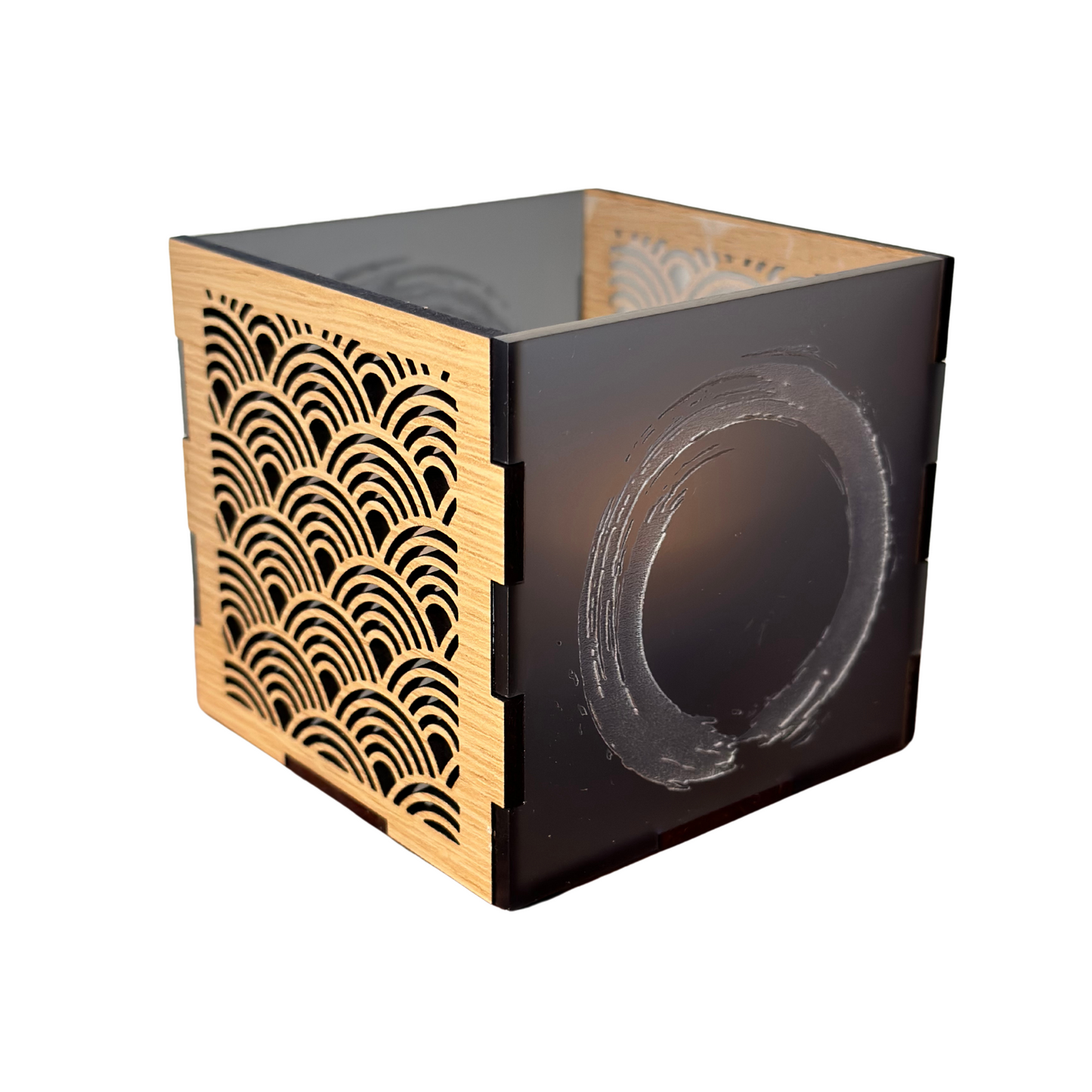 Enso & Asian Wave Tea Light Candle Holder