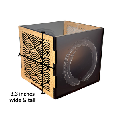 Enso & Asian Wave Tea Light Candle Holder