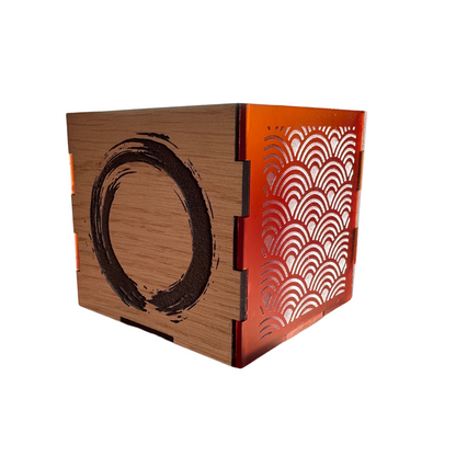 Enso & Asian Wave Tea Light Candle Holder