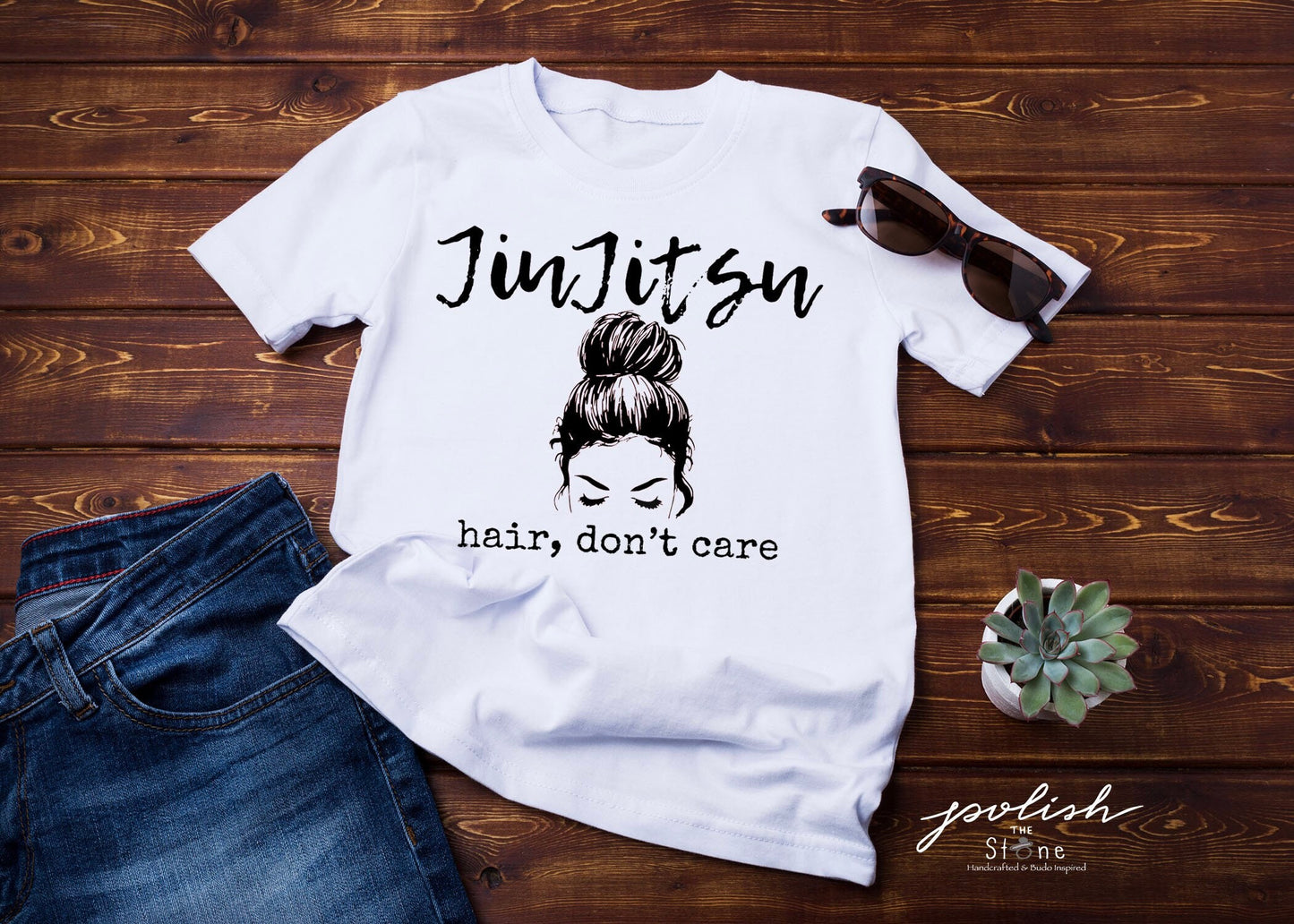 Bjj Shirts, Jiu Jitsu Women's Shirt, Hair Don’t Care T-Shirt, Women’s Jiu Jitsu Unisex Tee