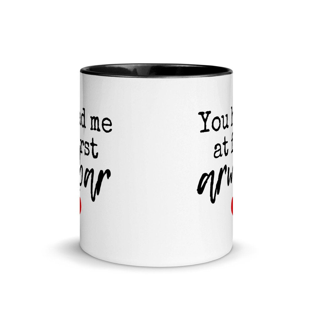 Brazilian Jiu Jitsu Valentines Mug, Had Me At First Armbar Gift Idea, Jiu Jitsu Christmas Gift, BJJ Arm Bar Funny Gift