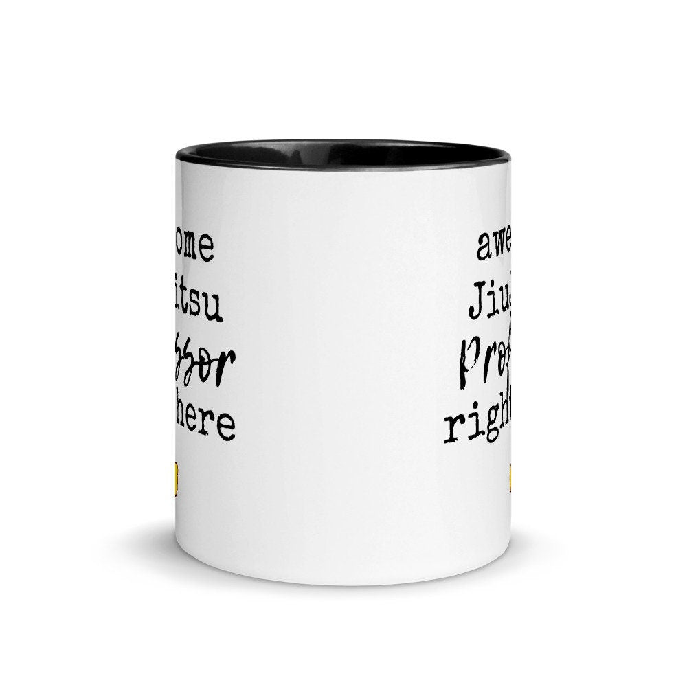 Jiu Jitsu Professor Mug, BJJ Gifts, Awesome Brazilian Jiu Jitsu Teacher, Instructor Gift Idea