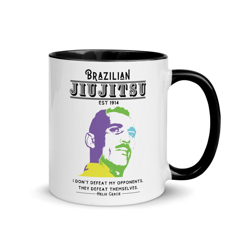 Brazilian Jiu Jitsu Mug, BJJ Gift Idea Martial Arts