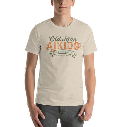 Old Man Aikido Funny Shirt, Aikido T-Shirt, Aikido Gift for Dad, Father’s Day, Vintage Tee