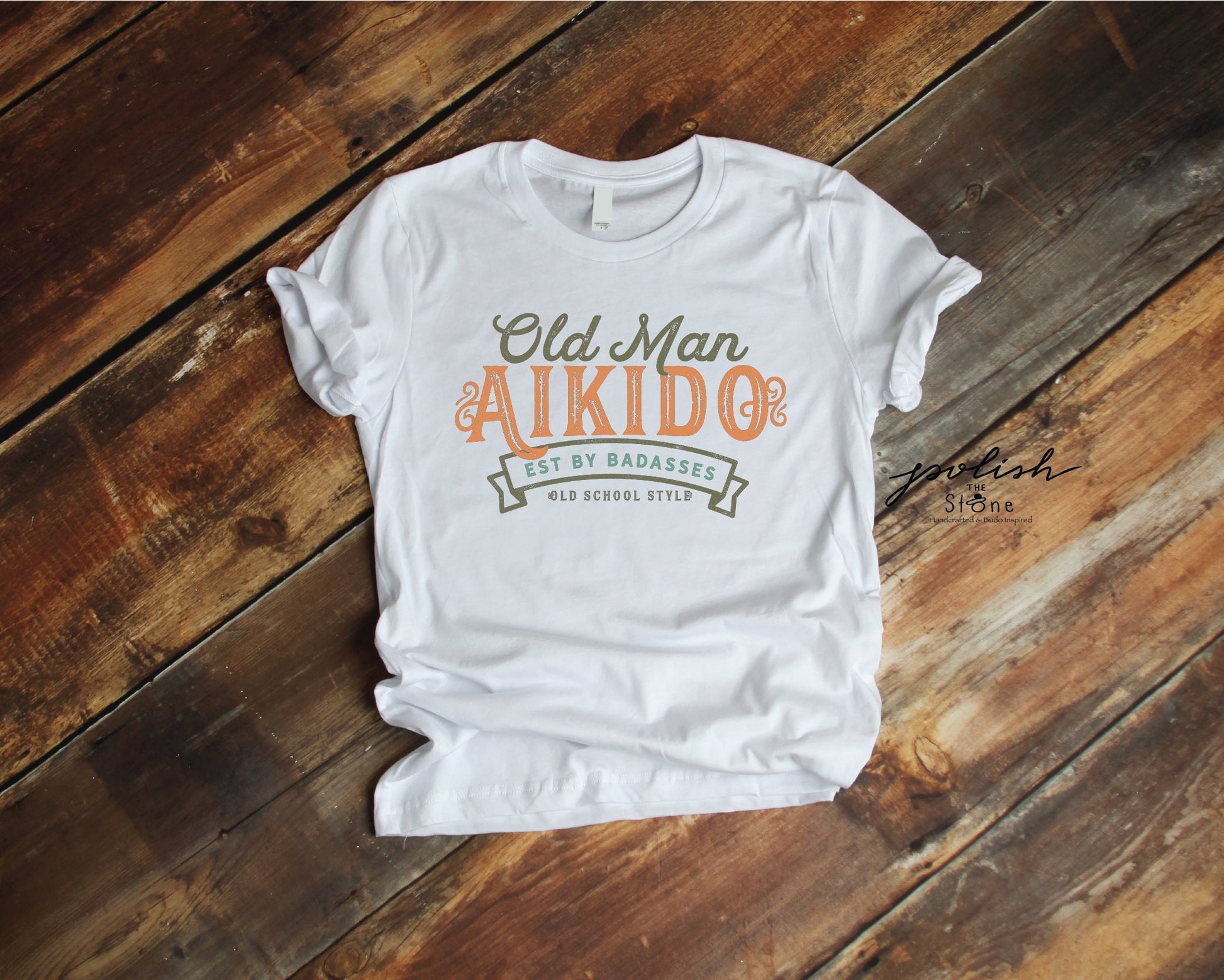 Old Man Aikido Funny Shirt, Aikido T-Shirt, Aikido Gift for Dad, Father’s Day, Vintage Tee