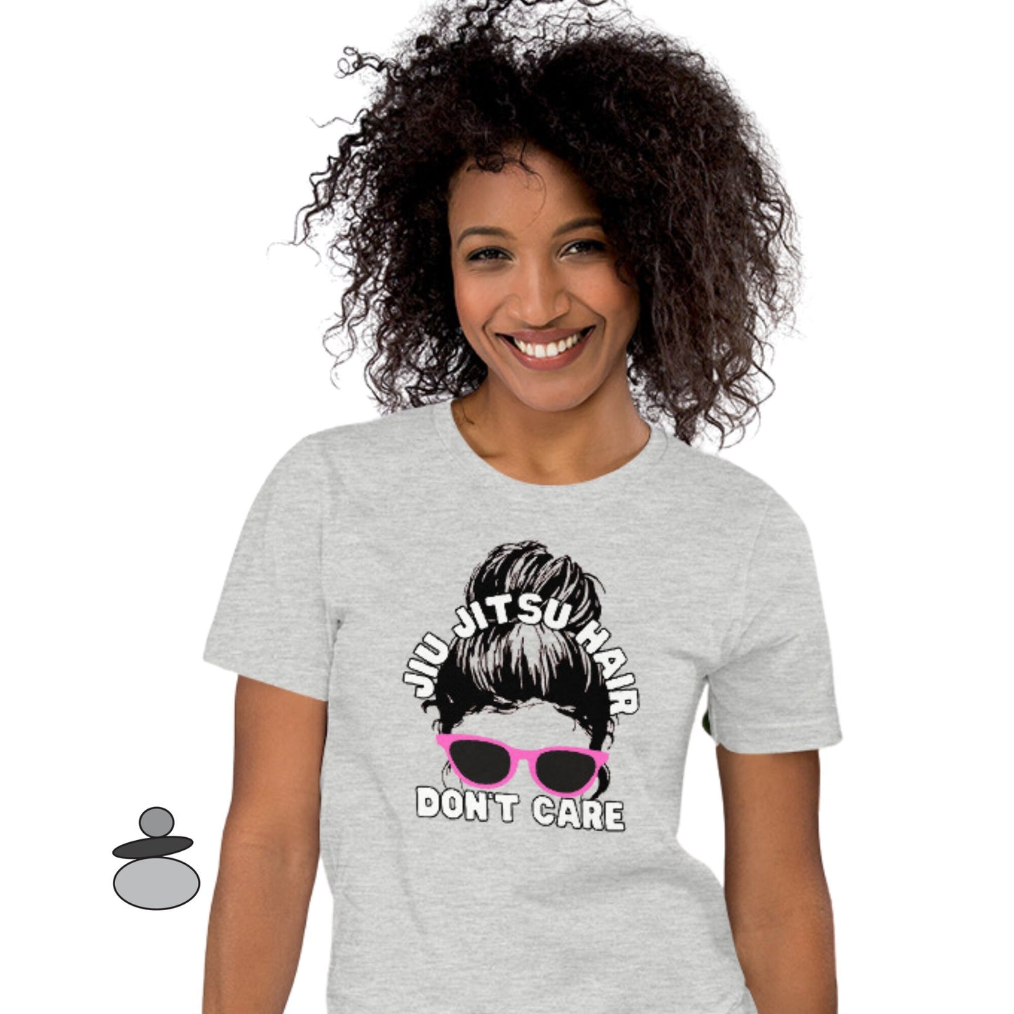 Jiu Jitsu Hair Don't Care T-Shirt, Brazilian JiuJitsu Shirt, BJJ Womens Tee