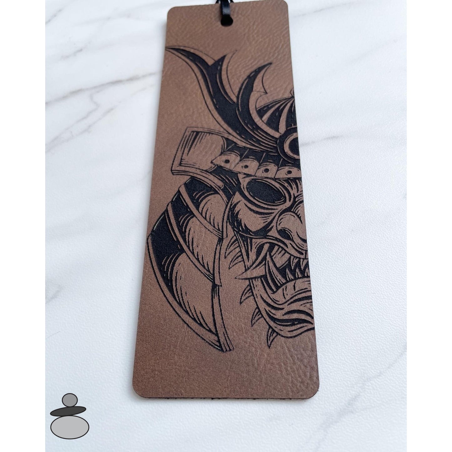 Samurai Warrior Bookmark, Martial Arts Gift Idea, Demon Mask