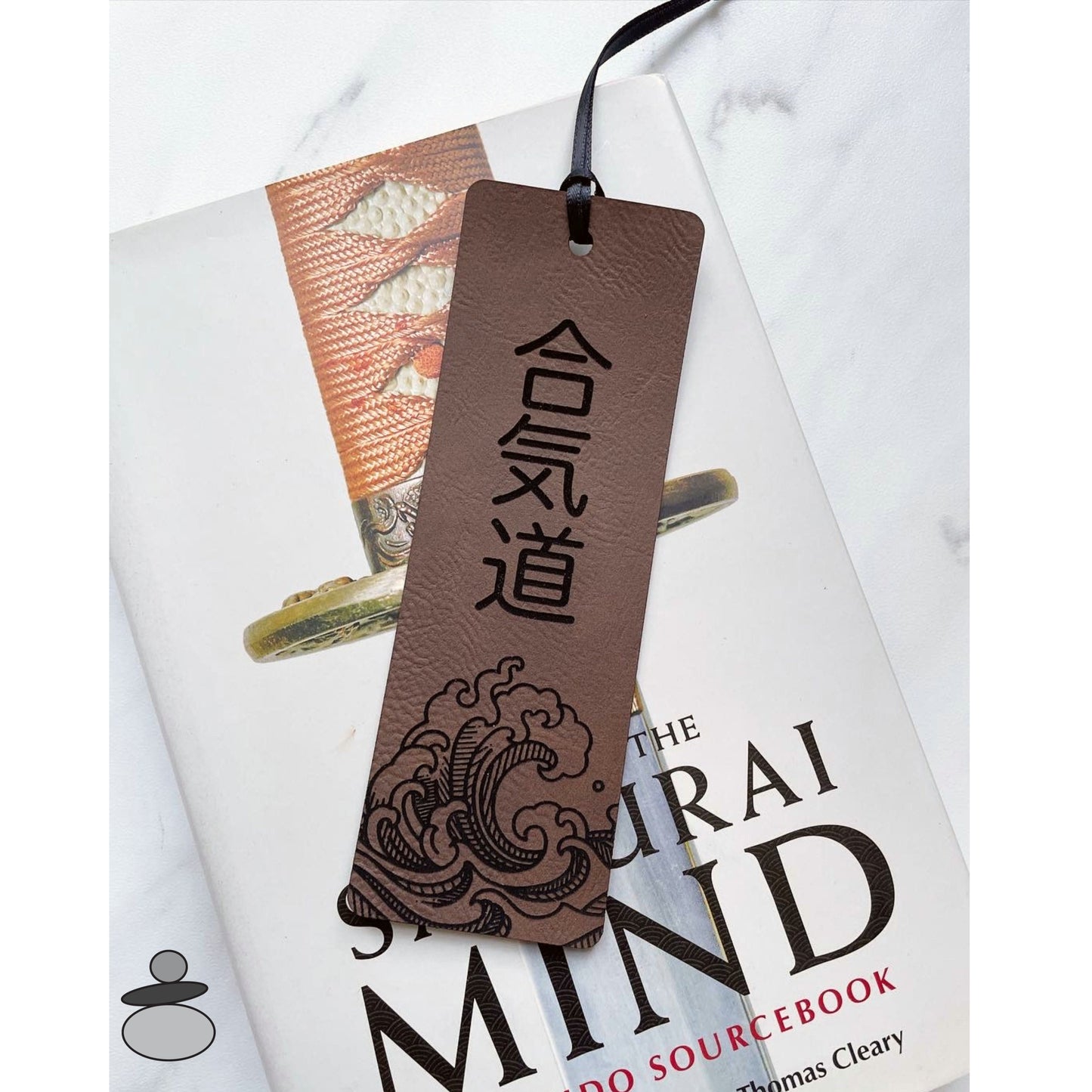 Aikido Kanji Bookmark, Martial Arts Gift Idea, Japanese Asian Wave, Aikido Sensei