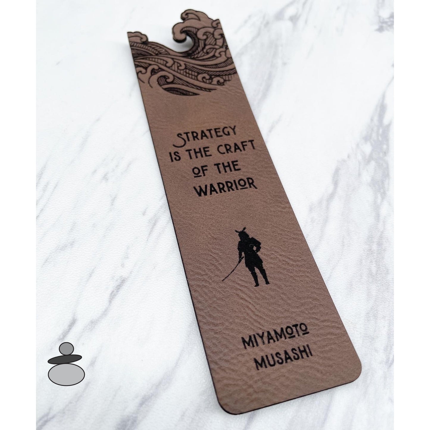 Miyamoto Musashi Quote Bookmark, Martial Arts Gift Idea, Japanese Asian Wave, Sensei Gift