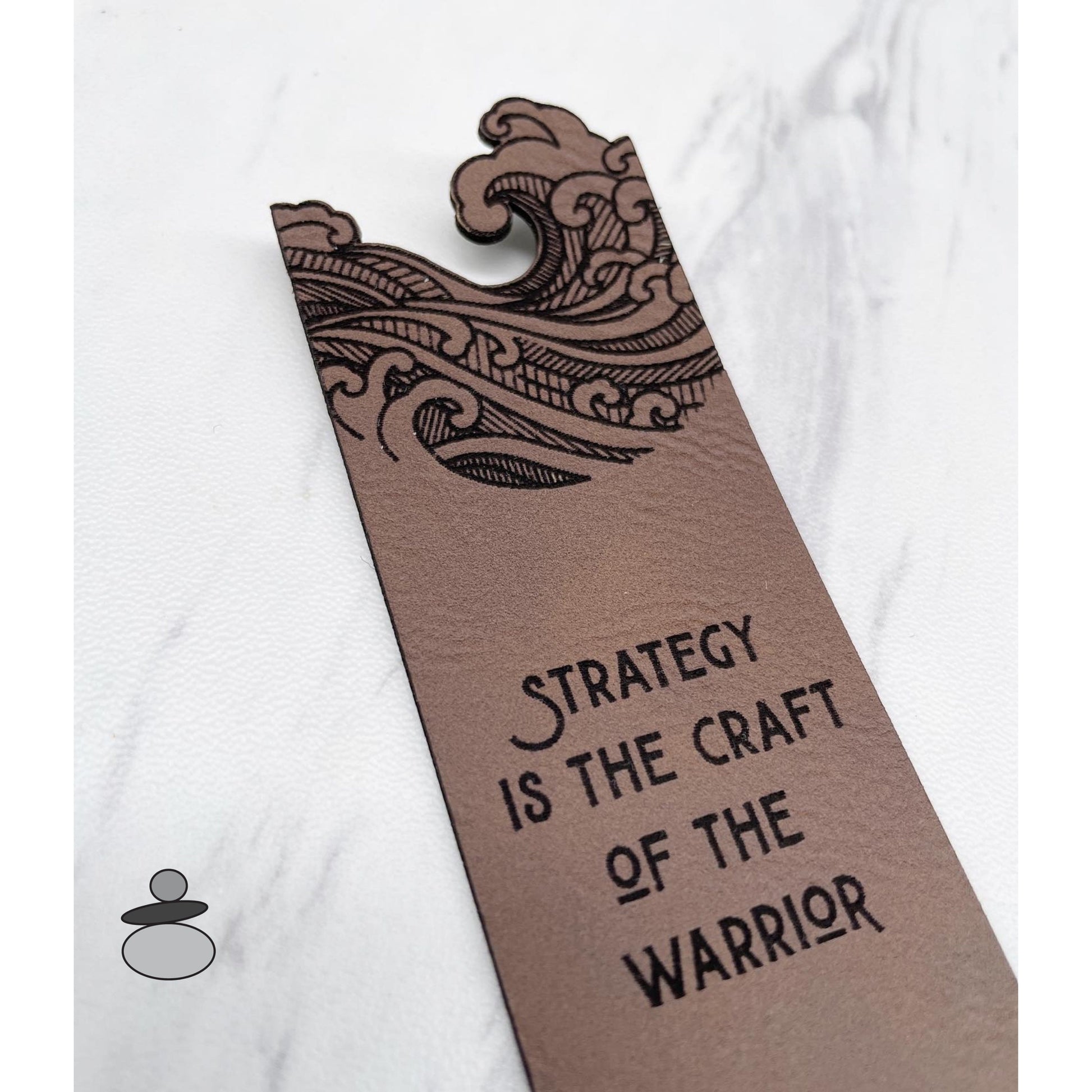 Miyamoto Musashi Quote Bookmark, Martial Arts Gift Idea, Japanese Asian Wave, Sensei Gift