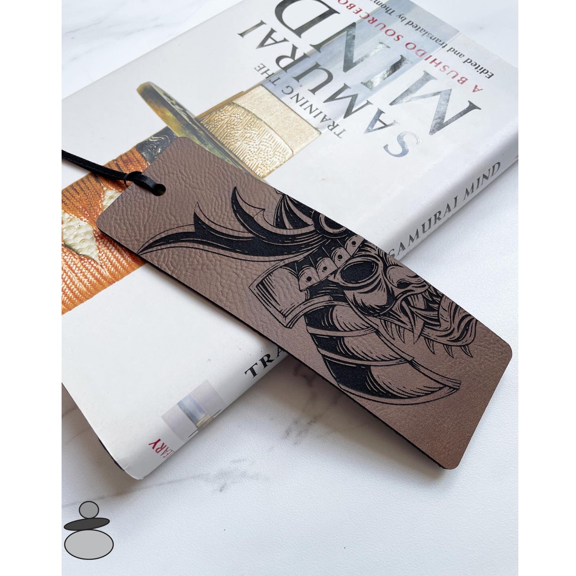 Samurai Warrior Bookmark, Martial Arts Gift Idea, Demon Mask