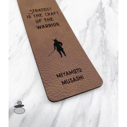 Miyamoto Musashi Quote Bookmark, Martial Arts Gift Idea, Japanese Asian Wave, Sensei Gift