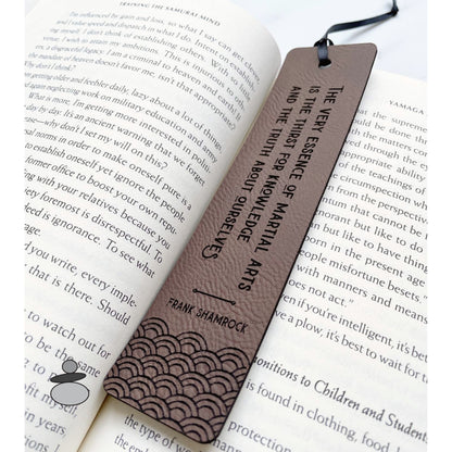 Martial Arts Quote Bookmark, Martial Arts Gift Idea, Japanese Asian Wave, MMA Gift