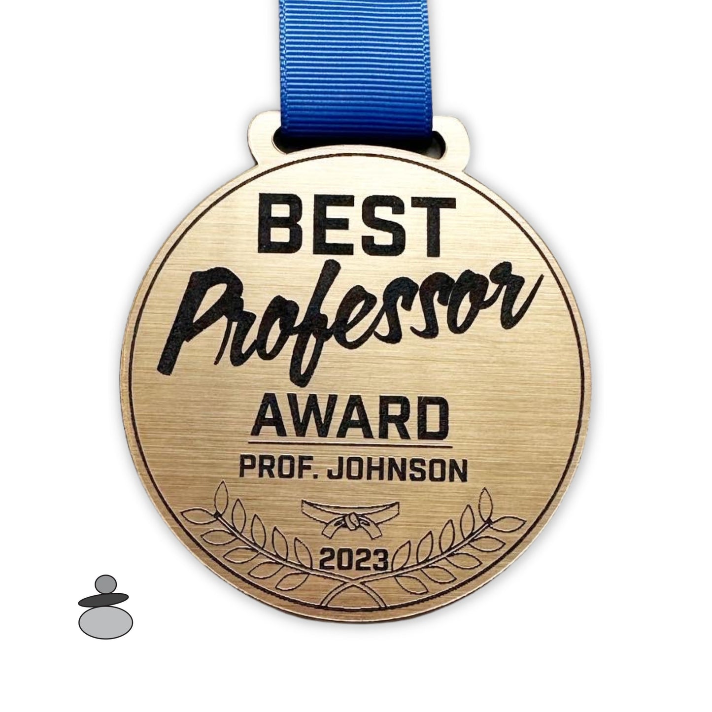 Best Jiu Jitsu Professor Gift Idea, Personalized Best Prof Award, Martial Arts Instructor, Brazilian Jiu Jitsu, BJJ Gold Medal