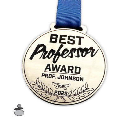 Best Jiu Jitsu Professor Gift Idea, Personalized Best Prof Award, Martial Arts Instructor, Brazilian Jiu Jitsu, BJJ Gold Medal