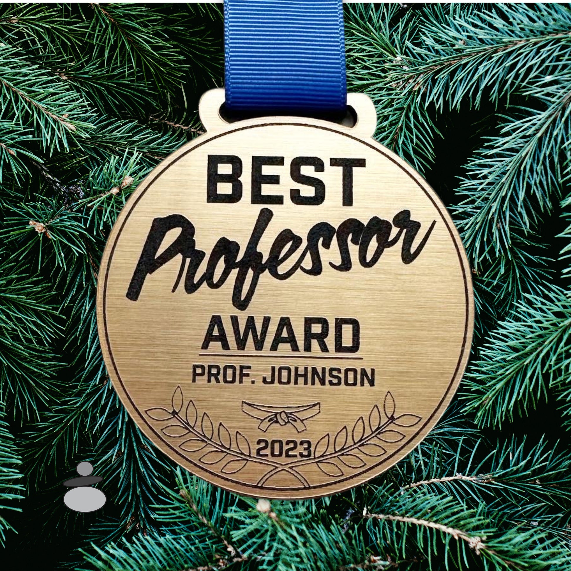 Best Jiu Jitsu Professor Gift Idea, Personalized Best Prof Award, Martial Arts Instructor, Brazilian Jiu Jitsu, BJJ Gold Medal