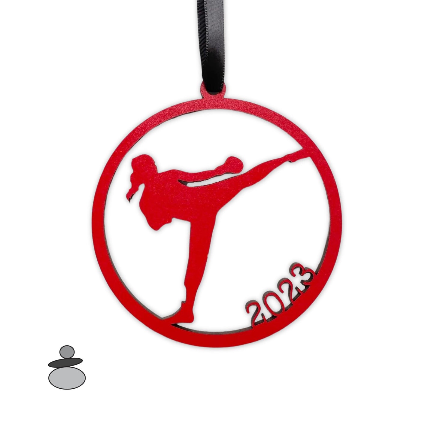 MMA Kick Boxing 2023 Ornament, Mixed Martial Arts Gift Idea, Muay Thai