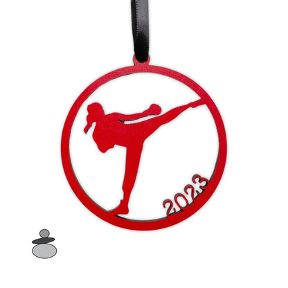 MMA Kick Boxing 2023 Ornament, Mixed Martial Arts Gift Idea, Muay Thai