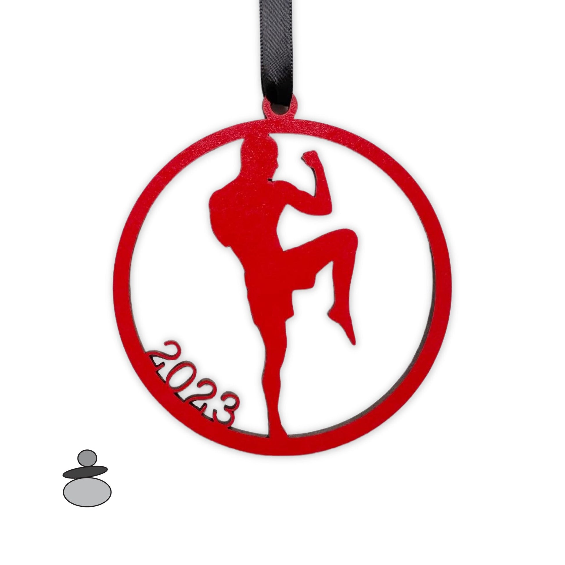 MMA Kick Boxing 2023 Ornament, Mixed Martial Arts Gift Idea, Muay Thai