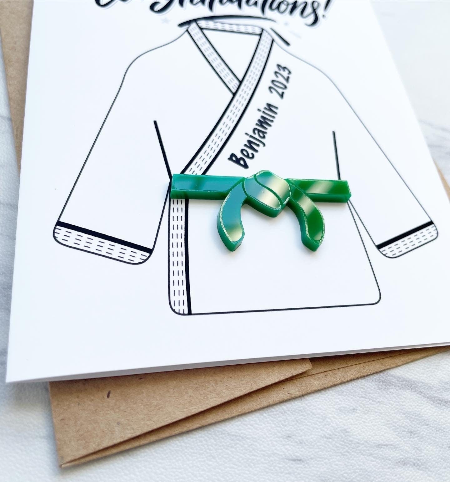 Congrats Black Belt Greeting Card, Martial Arts Greeting Card, Tae Kwon Do, Karate Greeting Card