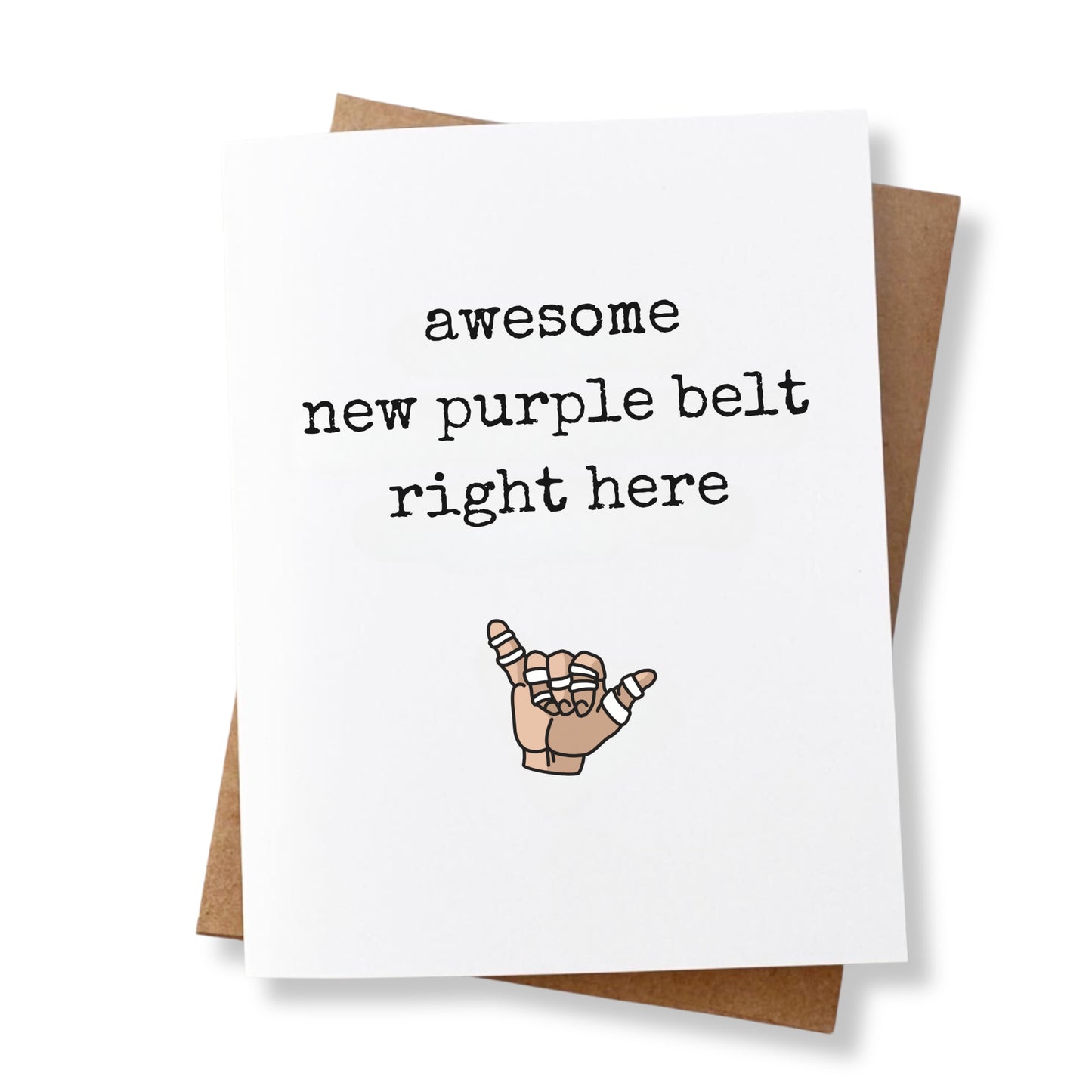 Congrats Black Belt Greeting Card, Martial Arts Greeting Card, Brazilian Jiu Jitsu, MMA