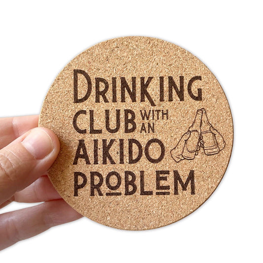 Aikido Coaster Set, Aikido Funny Gift Idea, Gift For Sensei