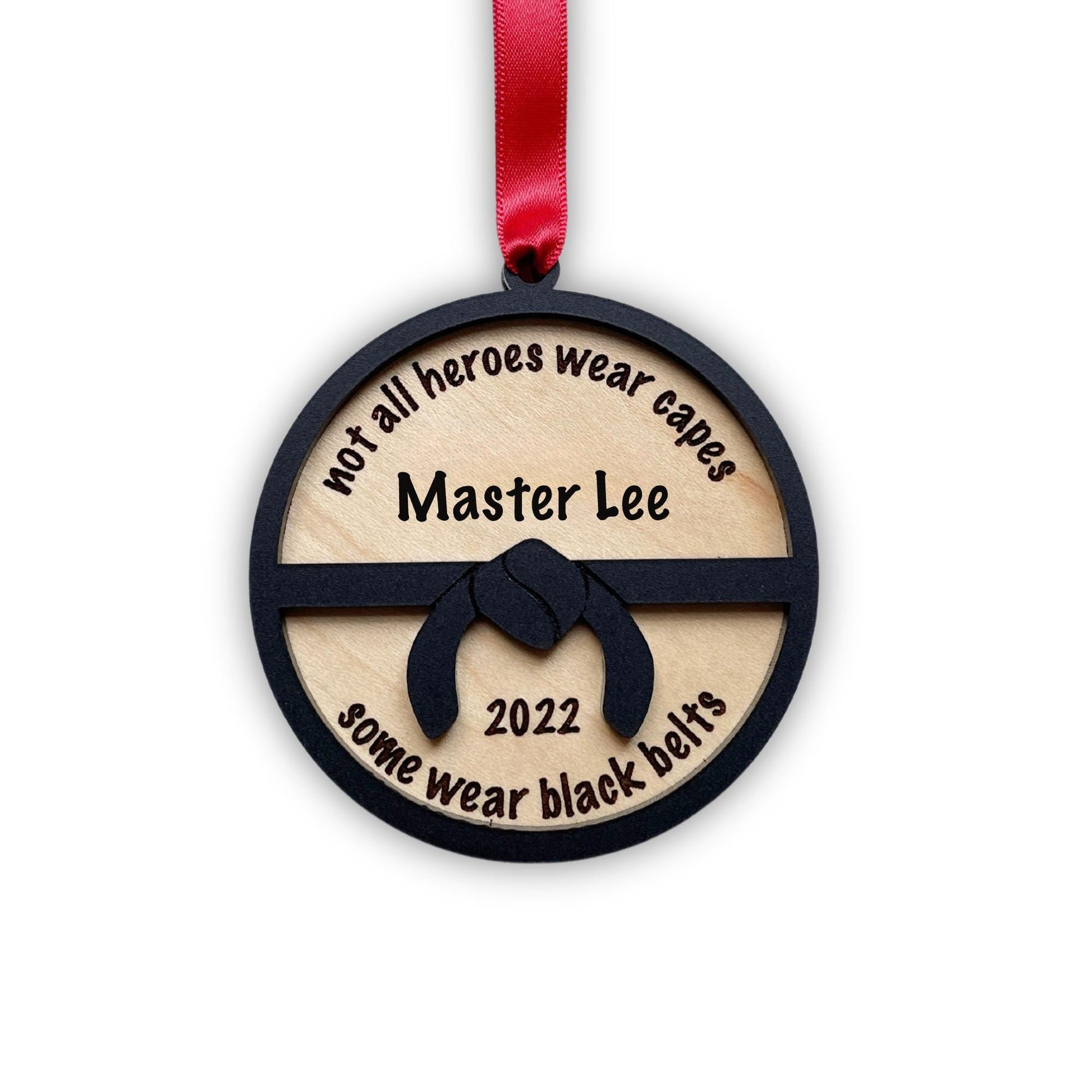 Karate Sensei Gift Idea, Martial Arts Instructor, Tae Kwon Do, Judo, Not All Heroes Wear Capes