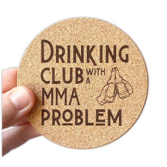 MMA Coaster Set, MMA Funny Gift Idea, Gift For Coach