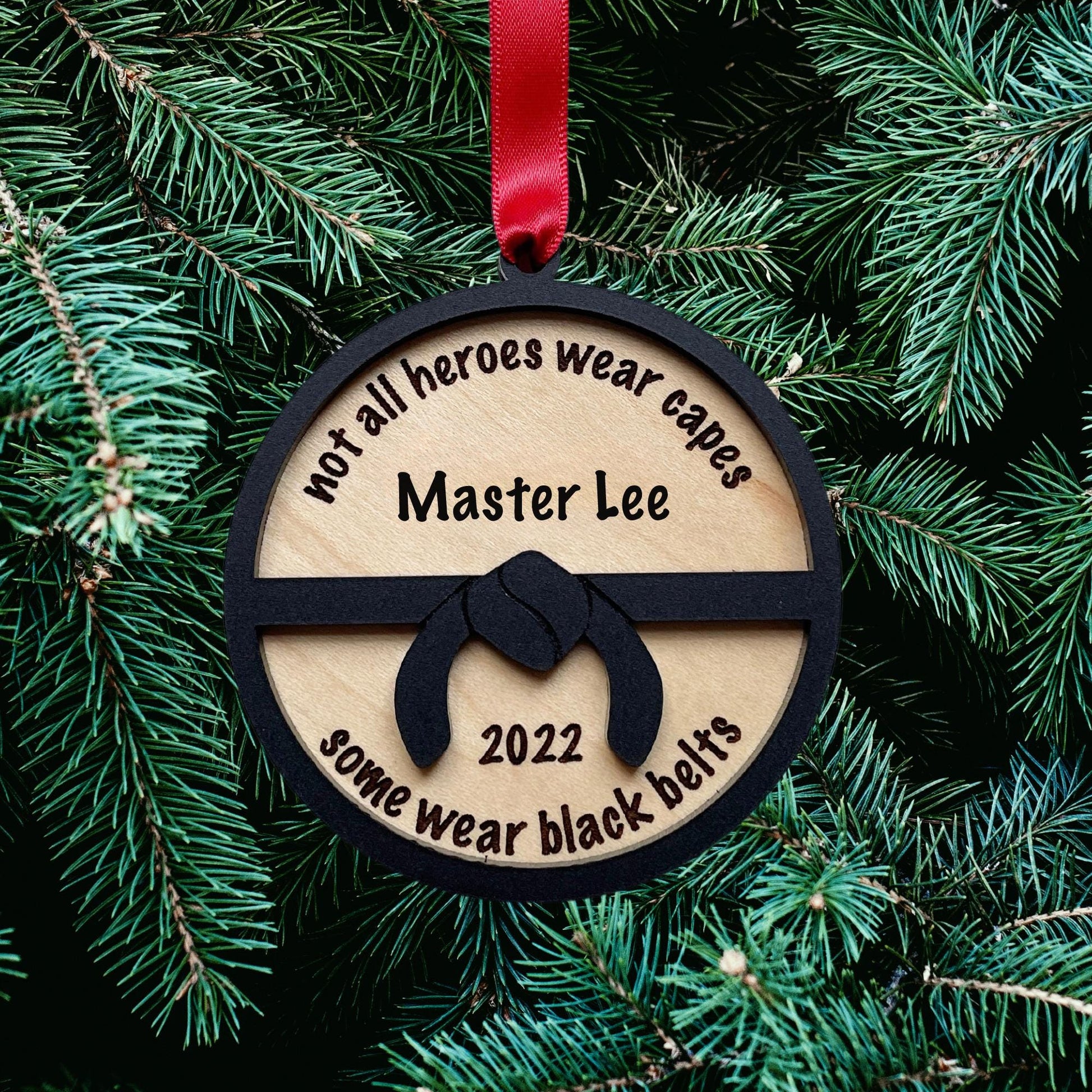 Karate Sensei Gift Idea, Martial Arts Instructor, Tae Kwon Do, Judo, Not All Heroes Wear Capes